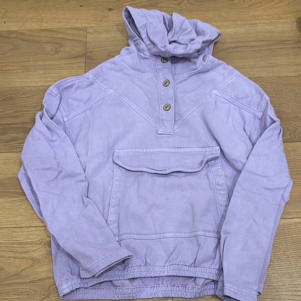 Lavender Hooded Pullover